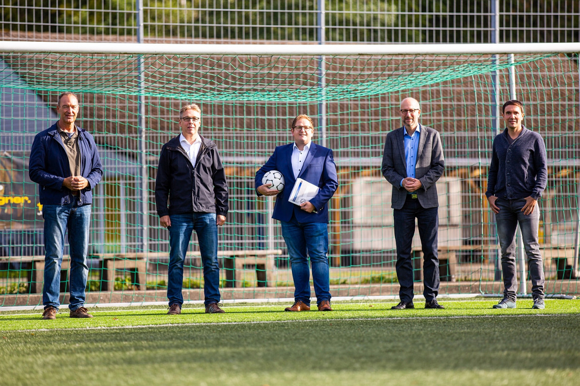 v.l.n.r.: Jochen Ritter, Thorsten Stahl, Julian Ziegeweidt, Uli Berghof, Marco Alterauge